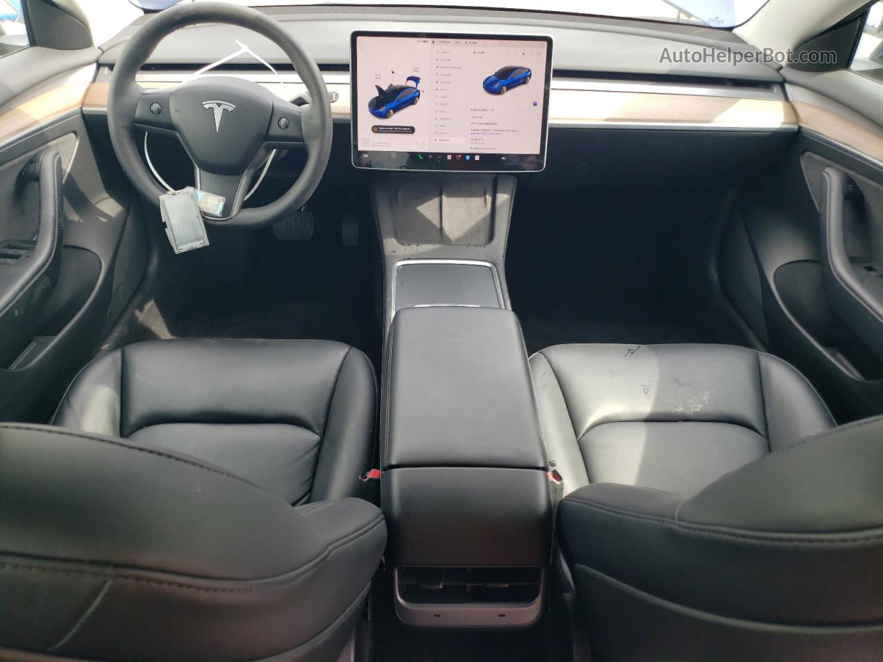 2022 Tesla Model 3  Blue vin: 5YJ3E1EA9NF368692