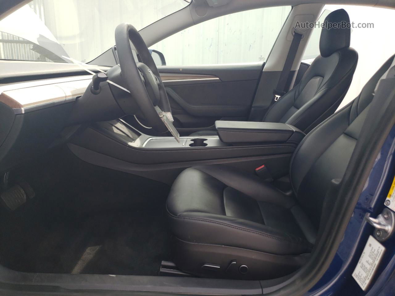 2022 Tesla Model 3  Blue vin: 5YJ3E1EA9NF368692