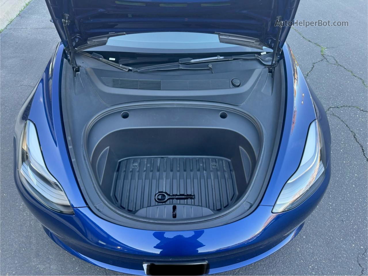 2022 Tesla Model 3 Синий vin: 5YJ3E1EA9NF369552