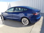 2022 Tesla Model 3  Синий vin: 5YJ3E1EA9NF370829