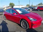 2018 Tesla Model 3 Range Battery Red vin: 5YJ3E1EAXJF010432