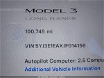 2018 Tesla Model 3 Long Range/mid Range Серый vin: 5YJ3E1EAXJF014156
