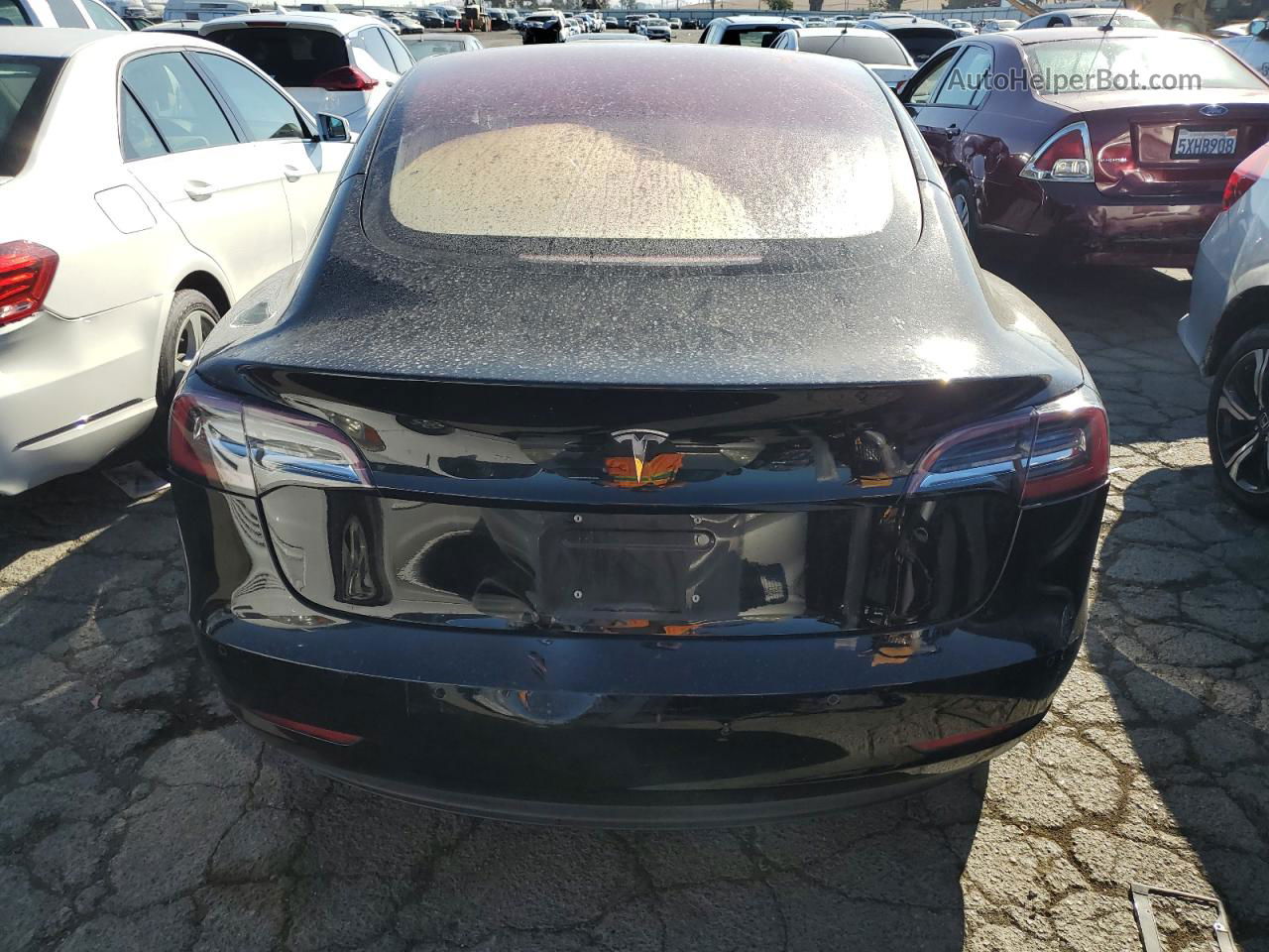 2018 Tesla Model 3  Black vin: 5YJ3E1EAXJF016148