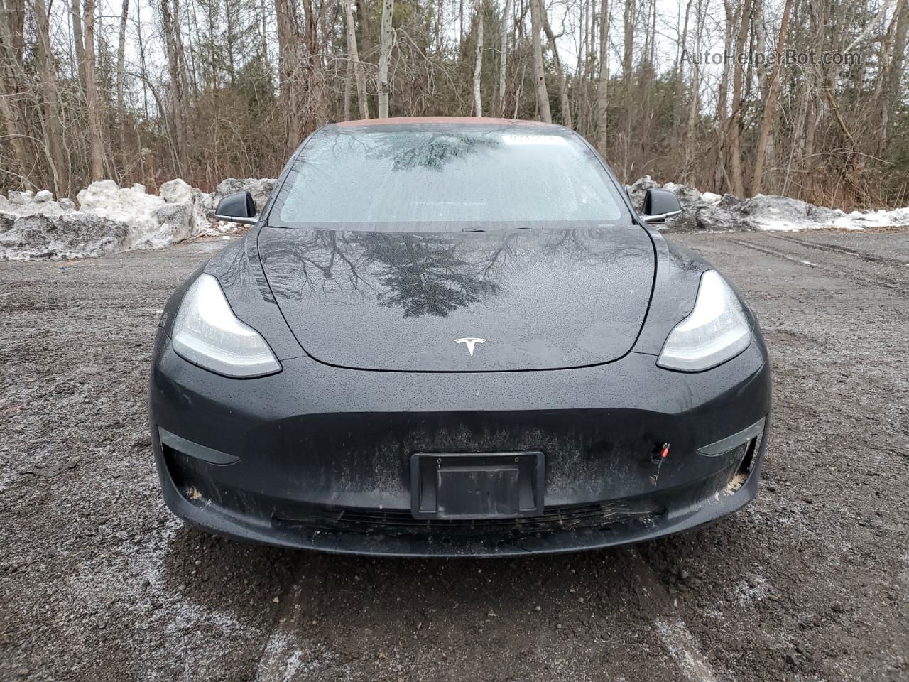 2018 Tesla Model 3  Black vin: 5YJ3E1EAXJF020961