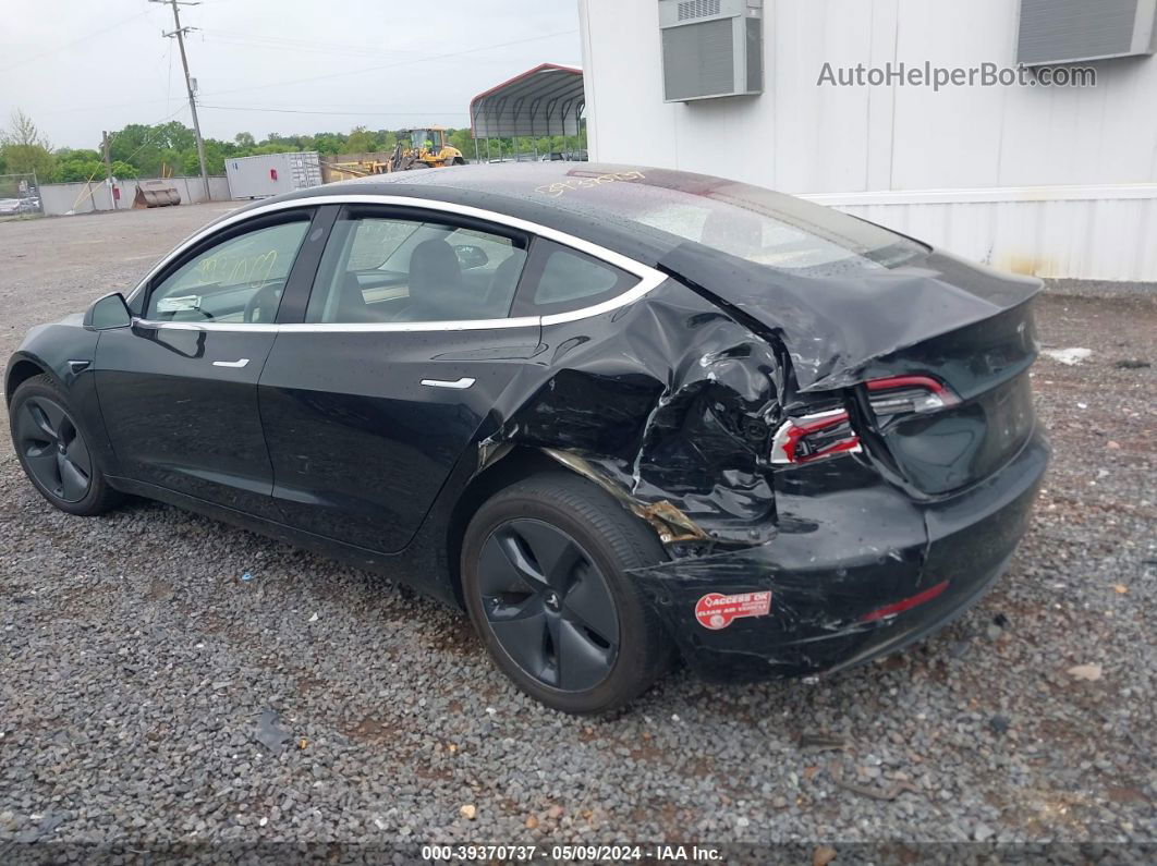 2018 Tesla Model 3   Черный vin: 5YJ3E1EAXJF033032