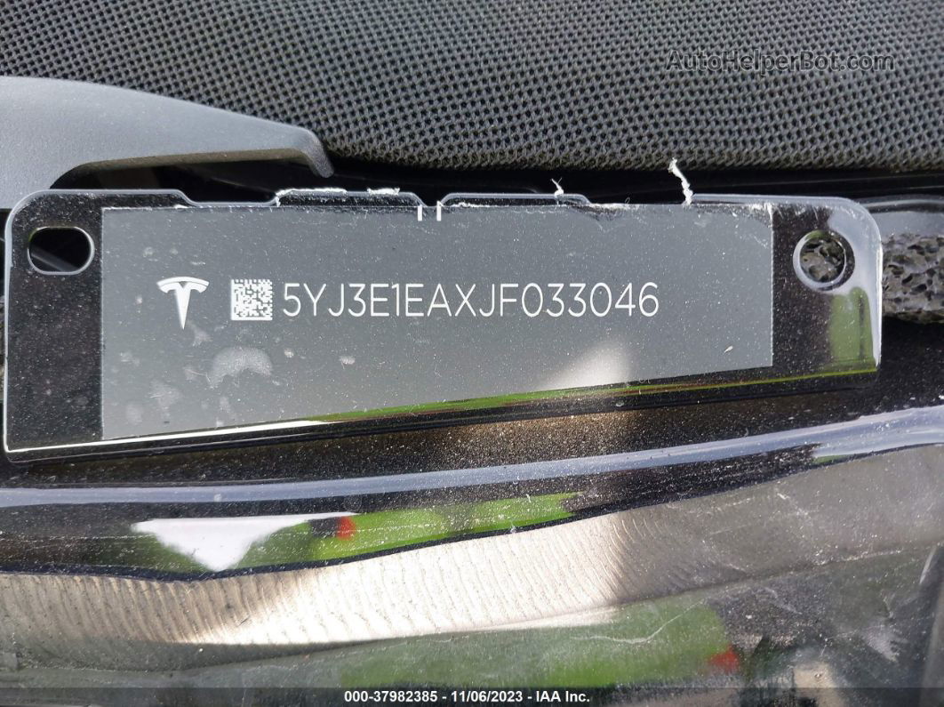 2018 Tesla Model 3 Mid Range/long Range Black vin: 5YJ3E1EAXJF033046