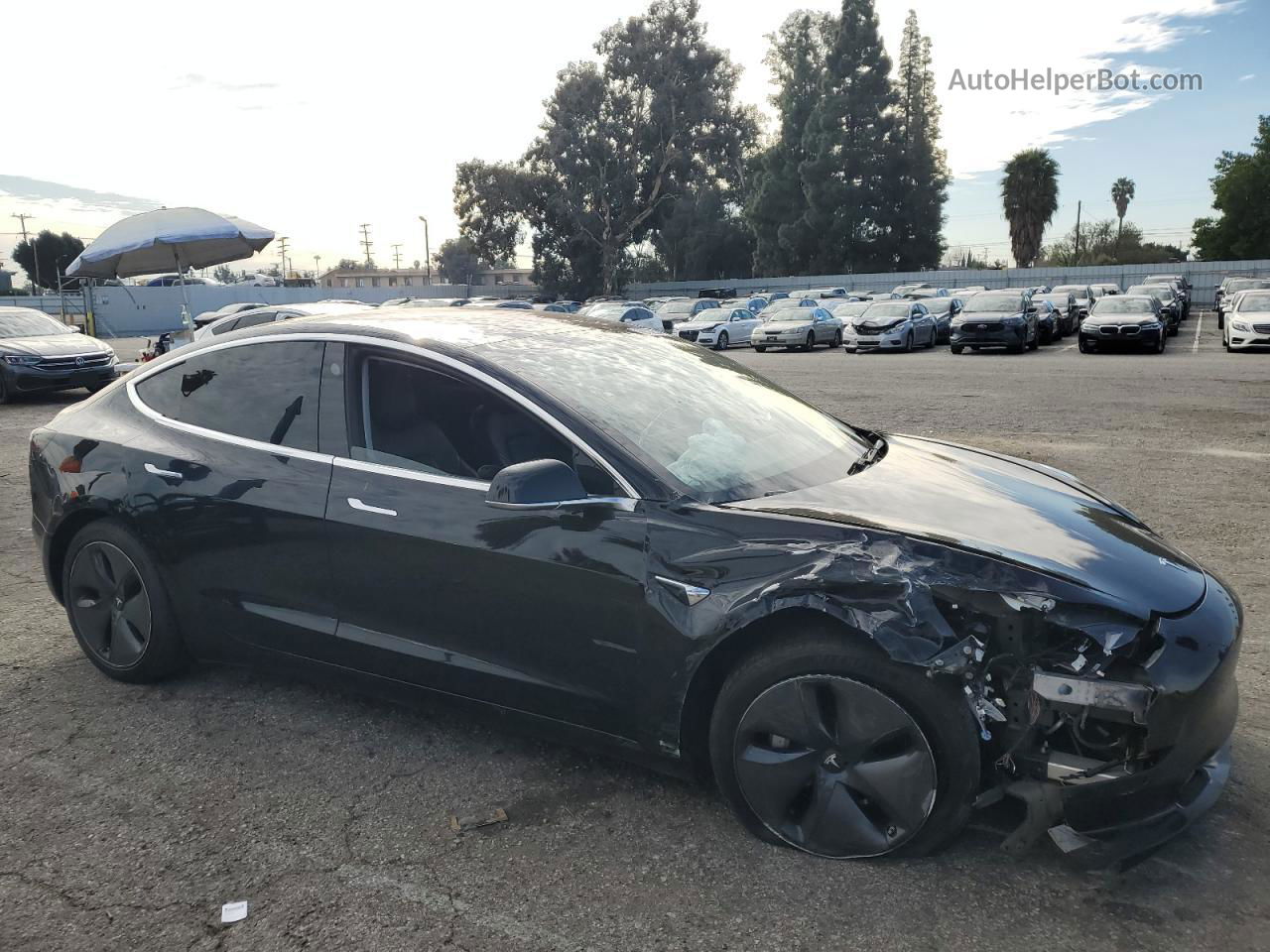 2018 Tesla Model 3  Black vin: 5YJ3E1EAXJF038697