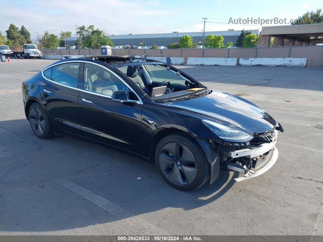 2018 Tesla Model 3   Black vin: 5YJ3E1EAXJF039736