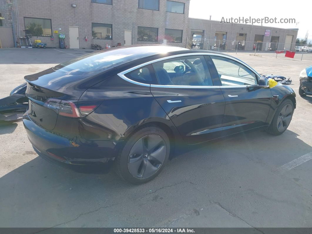 2018 Tesla Model 3   Черный vin: 5YJ3E1EAXJF039736