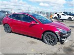 2018 Tesla Model 3 Long Range/mid Range Red vin: 5YJ3E1EAXJF041101