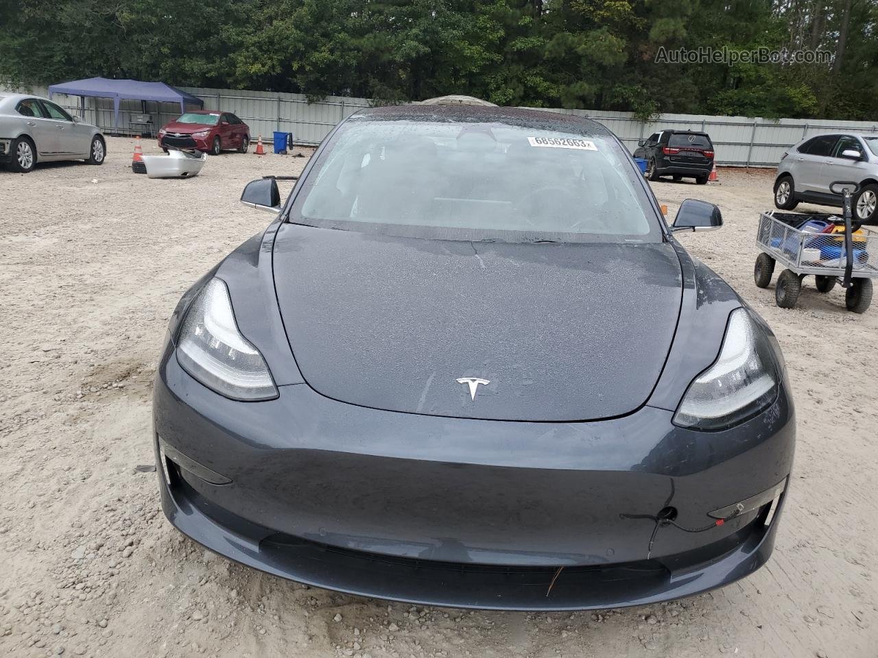 2018 Tesla Model 3  Charcoal vin: 5YJ3E1EAXJF043219