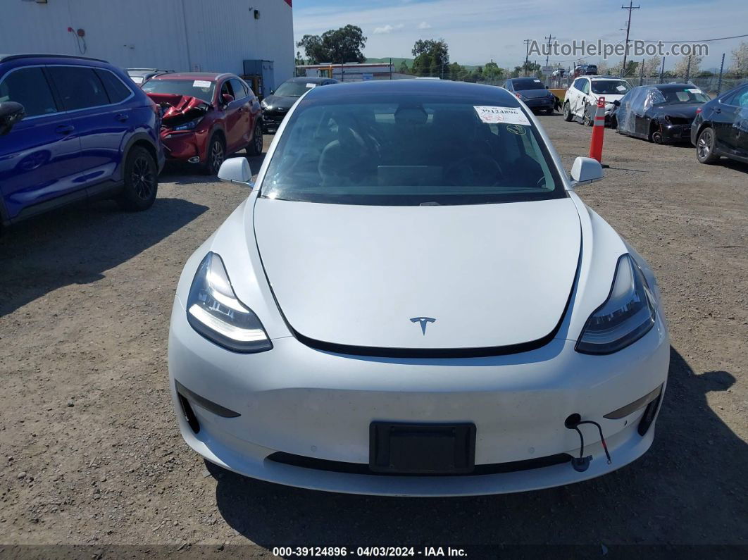 2018 Tesla Model 3 Long Range/mid Range White vin: 5YJ3E1EAXJF049151