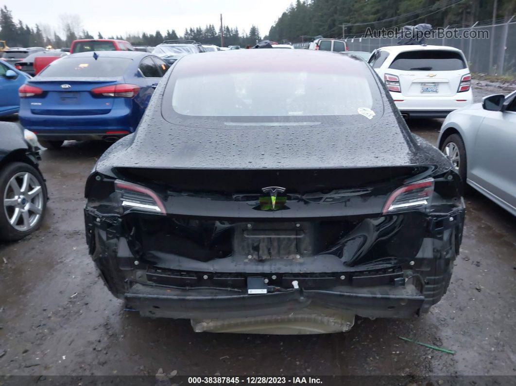 2018 Tesla Model 3 Long Range/mid Range Black vin: 5YJ3E1EAXJF056424