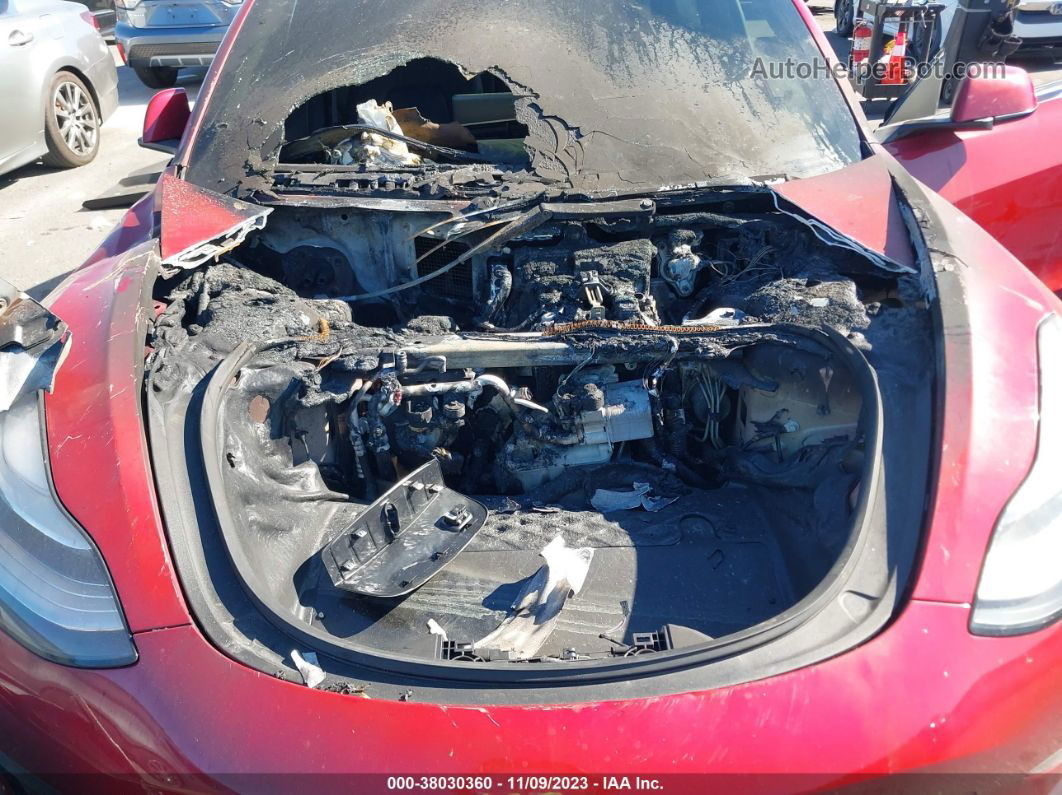 2018 Tesla Model 3 Mid Range/long Range Red vin: 5YJ3E1EAXJF058206