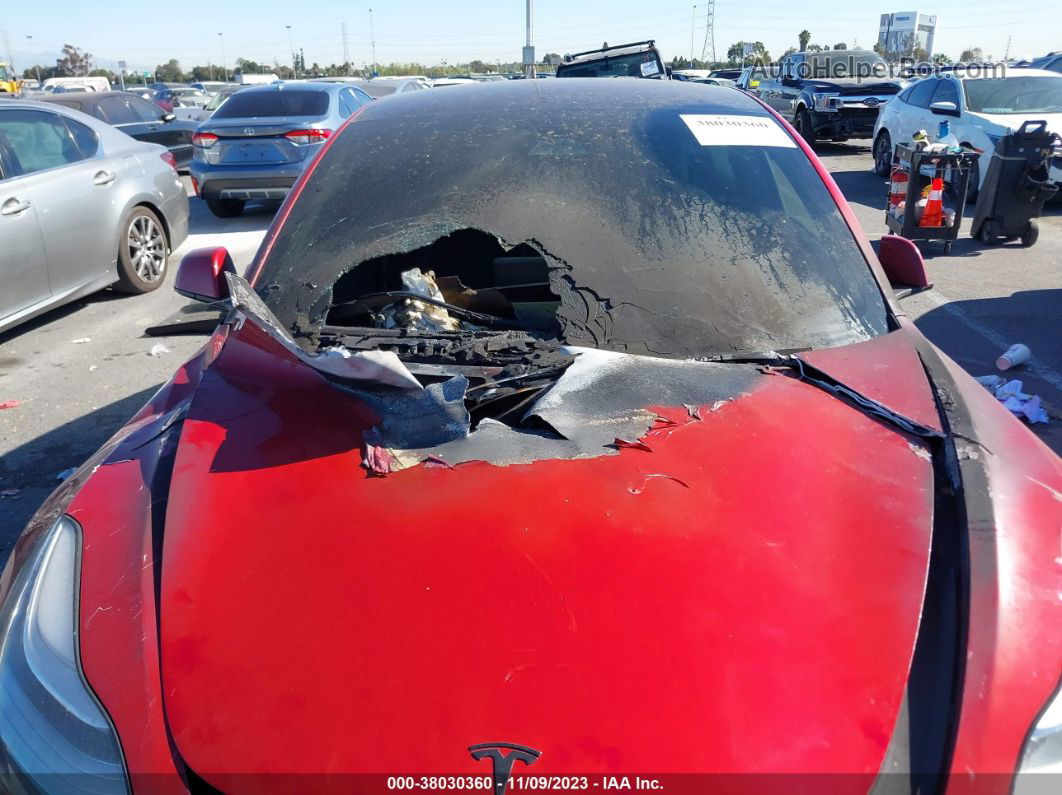 2018 Tesla Model 3 Mid Range/long Range Red vin: 5YJ3E1EAXJF058206