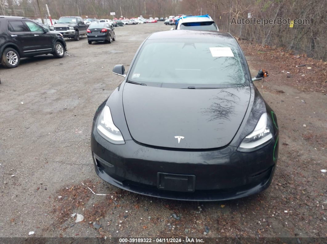 2018 Tesla Model 3 Long Range/mid Range Black vin: 5YJ3E1EAXJF092596