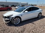 2018 Tesla Model 3  White vin: 5YJ3E1EAXJF126455