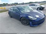 2018 Tesla Model 3   Синий vin: 5YJ3E1EAXJF151551