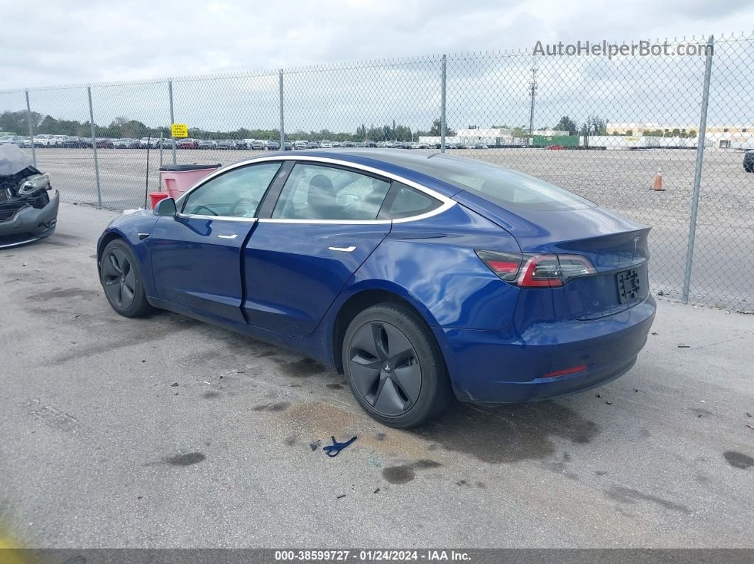 2018 Tesla Model 3   Синий vin: 5YJ3E1EAXJF151551