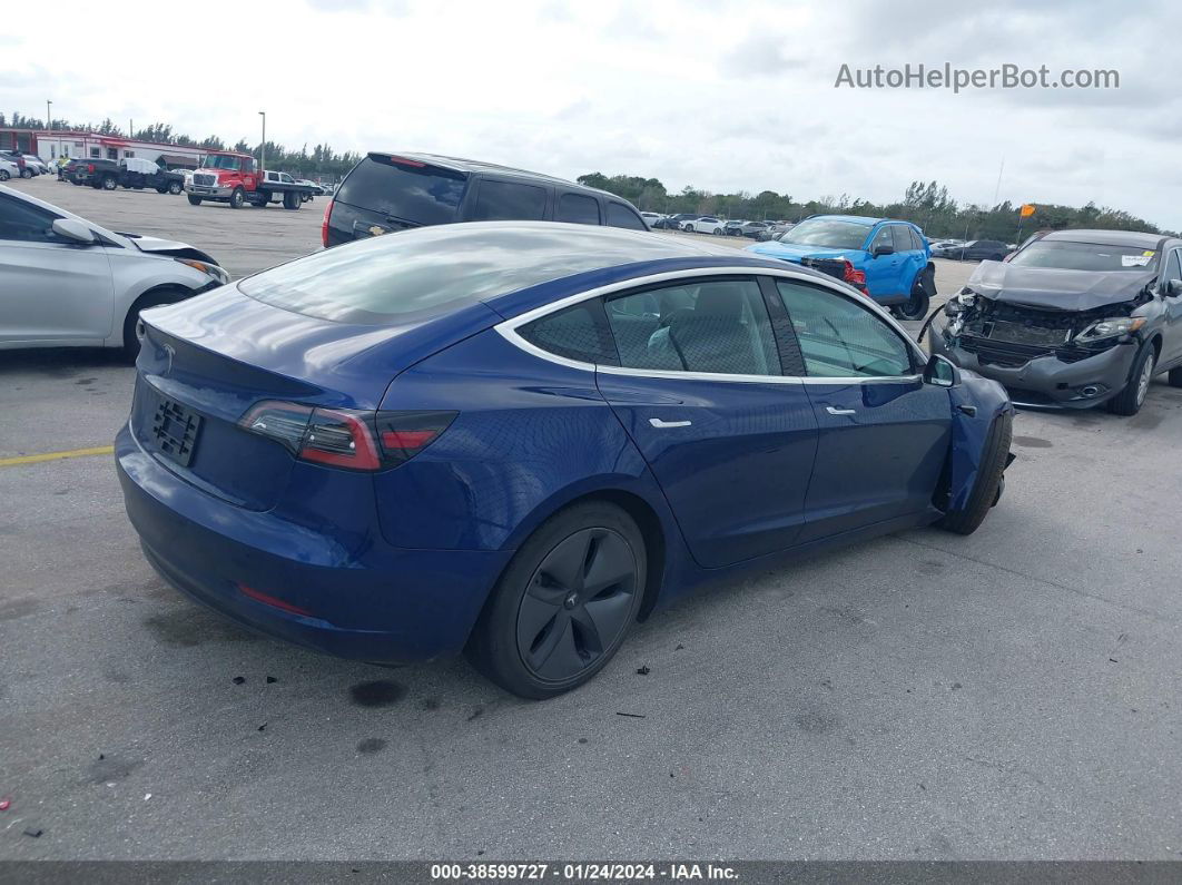 2018 Tesla Model 3   Blue vin: 5YJ3E1EAXJF151551