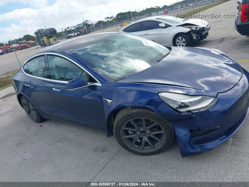 2018 Tesla Model 3   Blue vin: 5YJ3E1EAXJF151551