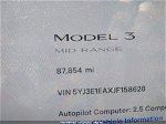 2018 Tesla Model 3 Range Battery Серый vin: 5YJ3E1EAXJF158628