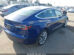 2018 Tesla Model 3 Long Range/mid Range Blue vin: 5YJ3E1EAXJF164431