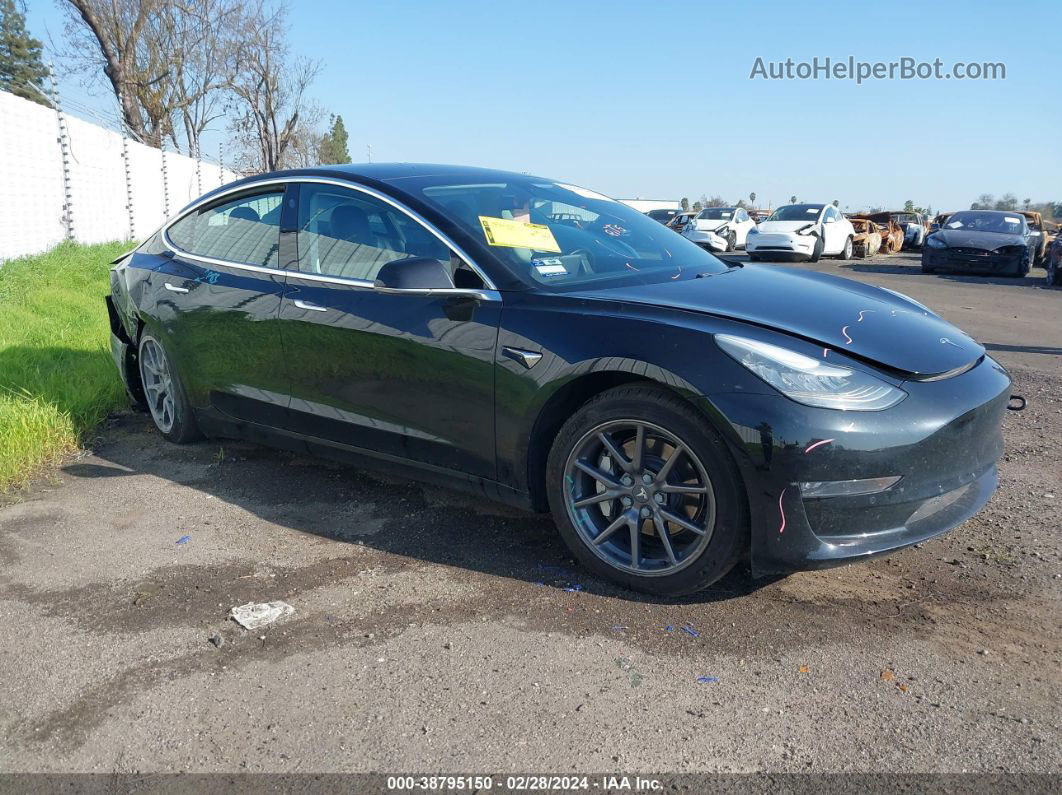 2018 Tesla Model 3 Long Range/mid Range Black vin: 5YJ3E1EAXJF172478