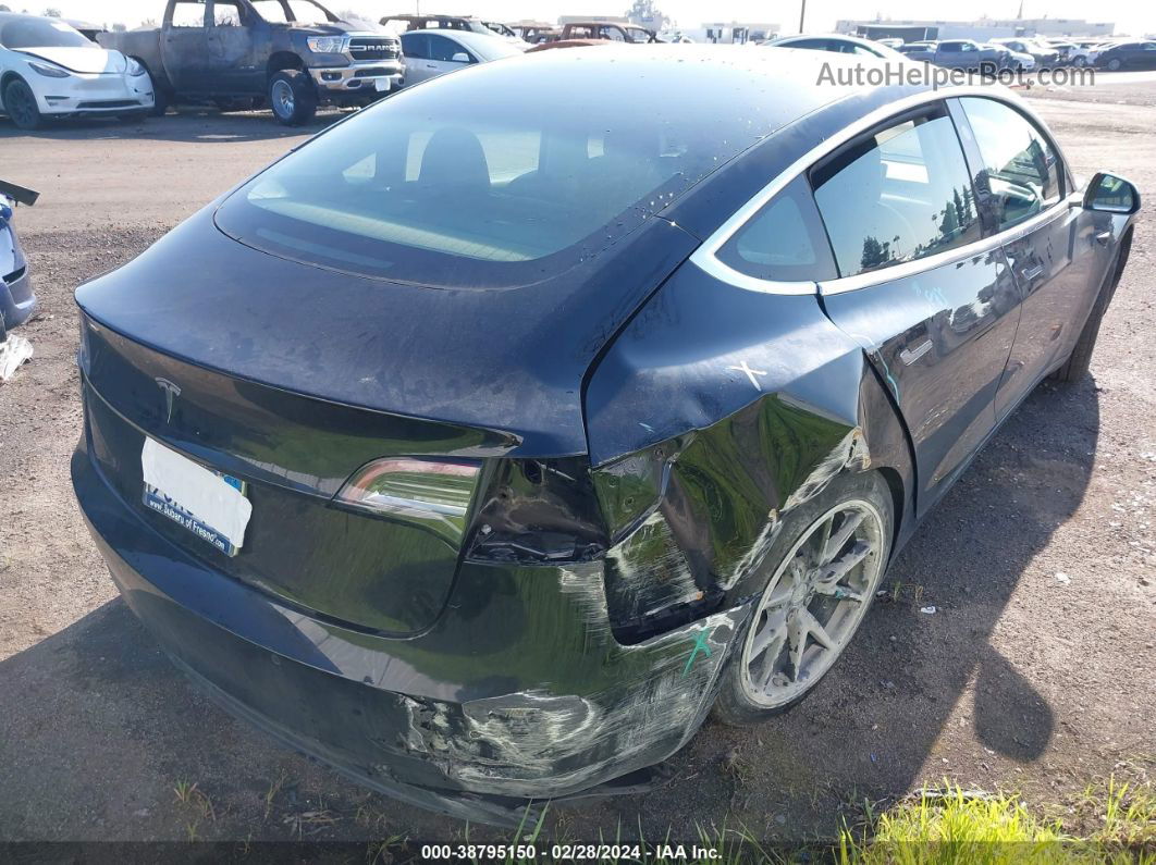 2018 Tesla Model 3 Long Range/mid Range Black vin: 5YJ3E1EAXJF172478