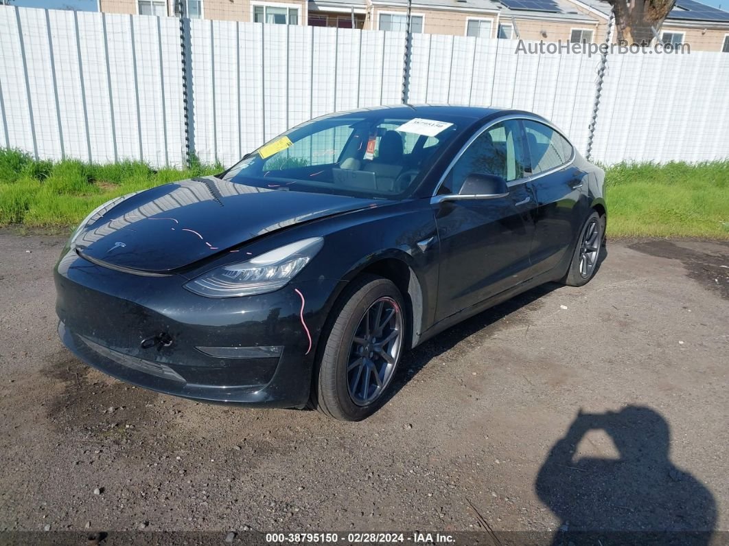 2018 Tesla Model 3 Long Range/mid Range Black vin: 5YJ3E1EAXJF172478