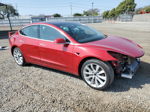 2019 Tesla Model 3  Red vin: 5YJ3E1EAXKF190710