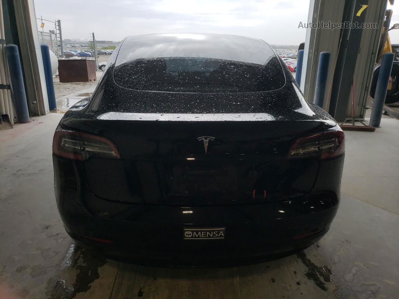 2019 Tesla Model 3  Черный vin: 5YJ3E1EAXKF296736