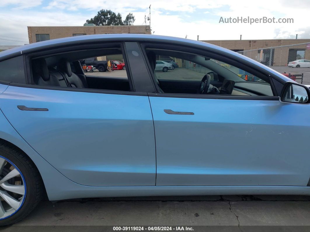 2019 Tesla Model 3   Light Blue vin: 5YJ3E1EAXKF300381