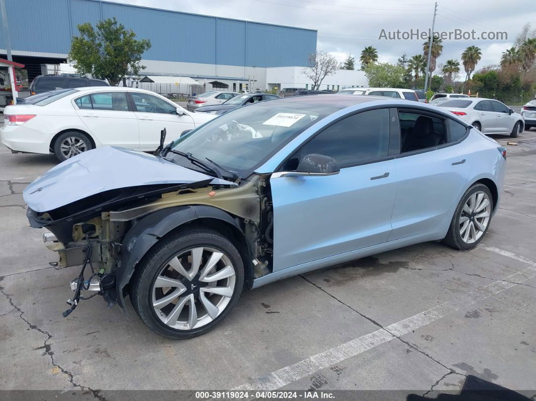 2019 Tesla Model 3   Light Blue vin: 5YJ3E1EAXKF300381