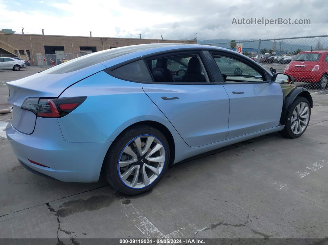 2019 Tesla Model 3   Light Blue vin: 5YJ3E1EAXKF300381