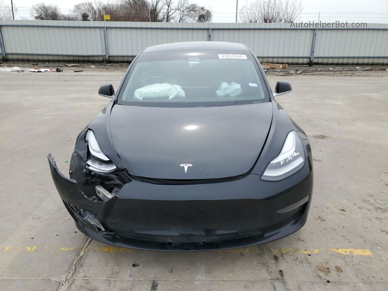 2019 Tesla Model 3  Black vin: 5YJ3E1EAXKF399154