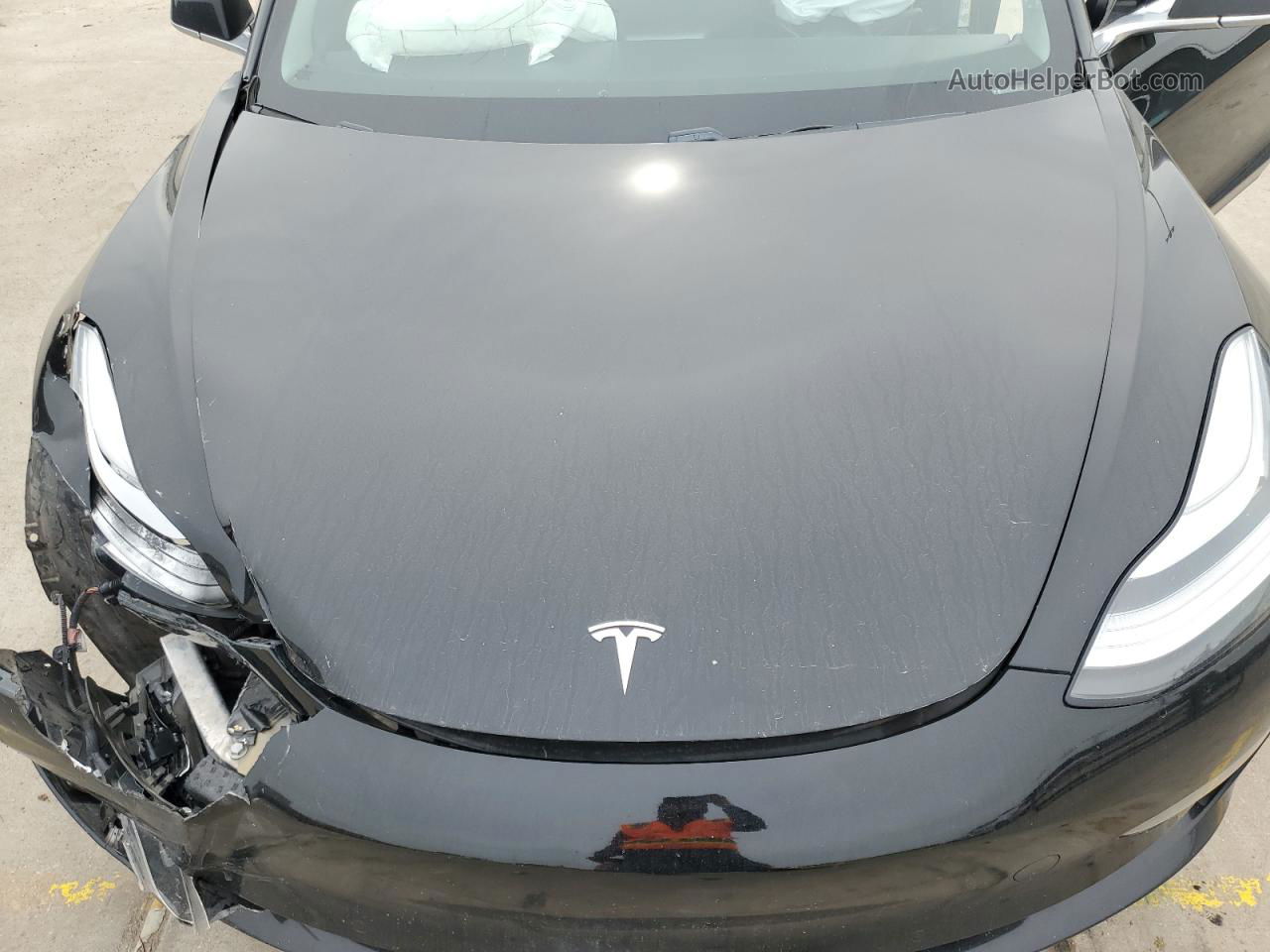 2019 Tesla Model 3  Black vin: 5YJ3E1EAXKF399154