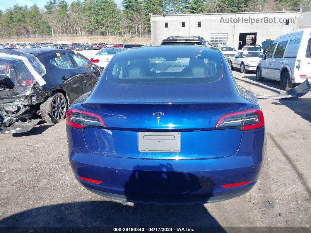 2019 Tesla Model 3 Long Range/mid Range/standard Range/standard Range Plus Синий vin: 5YJ3E1EAXKF400836