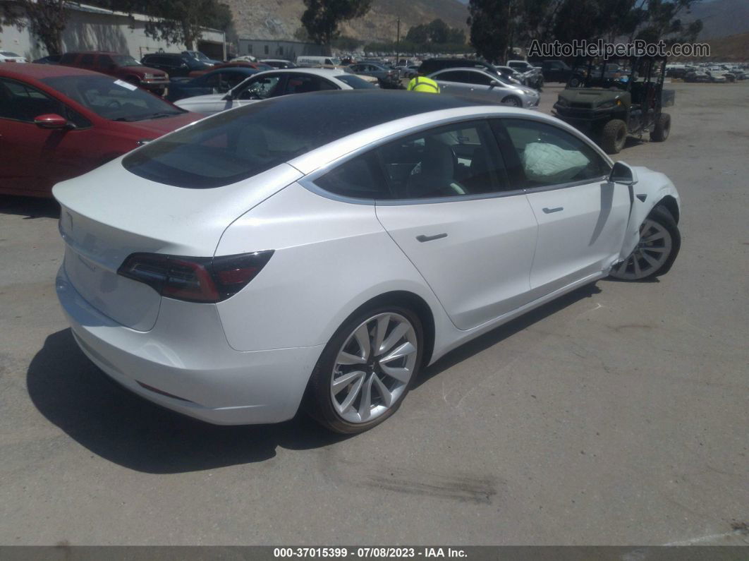 2019 Tesla Model 3 Range White vin: 5YJ3E1EAXKF407673