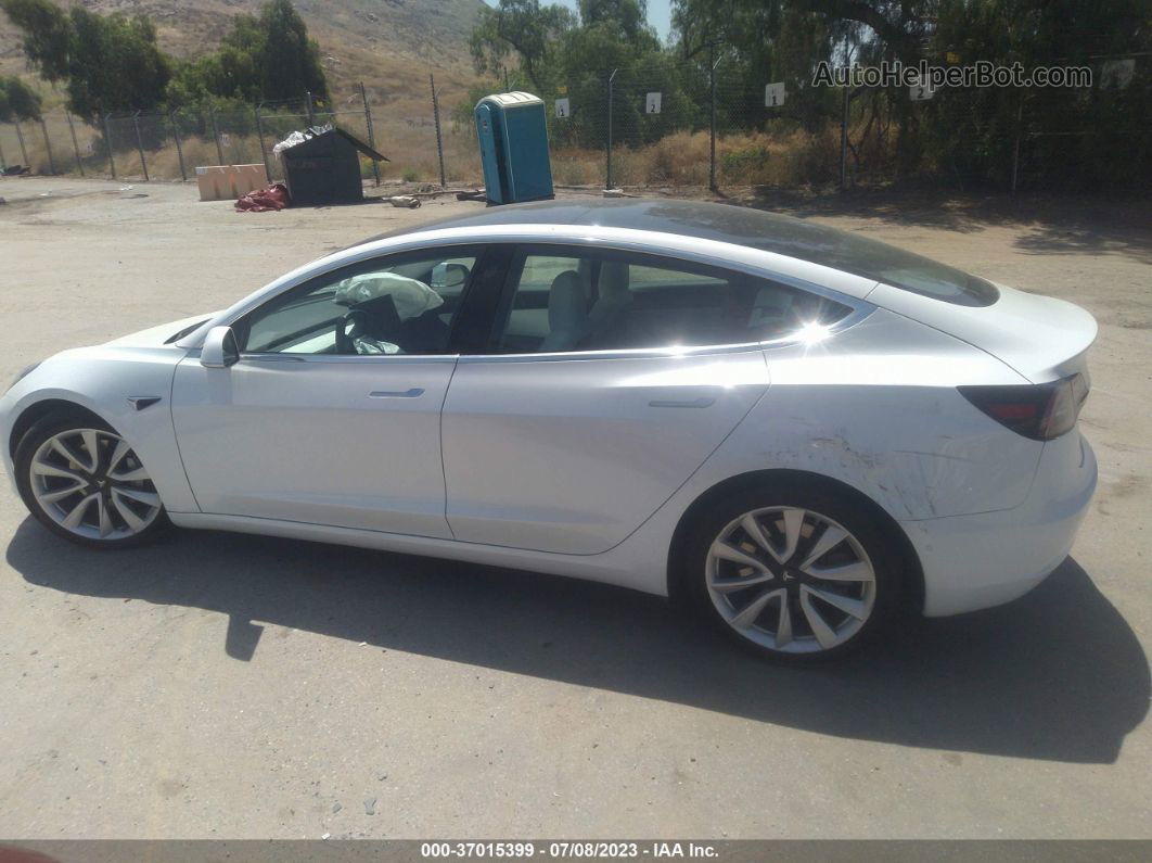 2019 Tesla Model 3 Range White vin: 5YJ3E1EAXKF407673