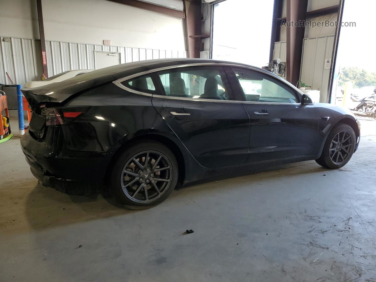 2019 Tesla Model 3  Black vin: 5YJ3E1EAXKF410153