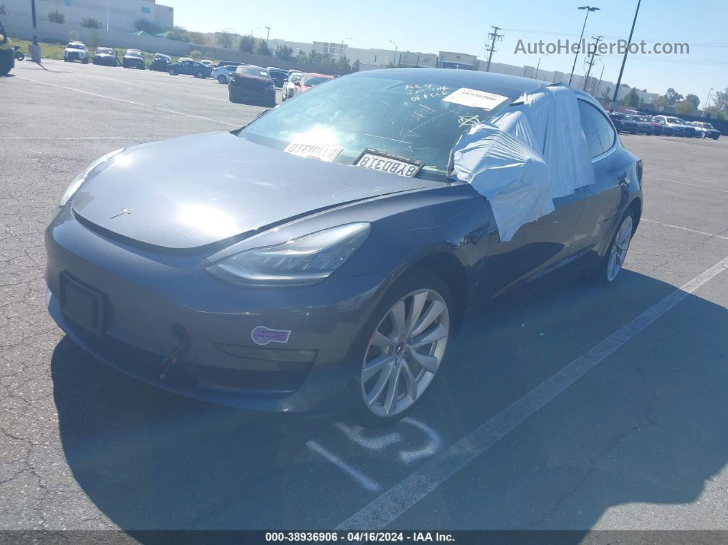 2019 Tesla Model 3 Long Range/mid Range/standard Range/standard Range Plus Gray vin: 5YJ3E1EAXKF412646