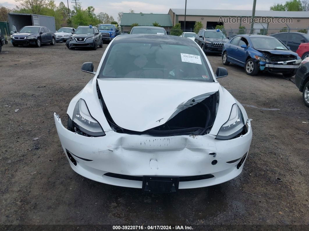 2019 Tesla Model 3 Long Range/mid Range/standard Range/standard Range Plus White vin: 5YJ3E1EAXKF417510