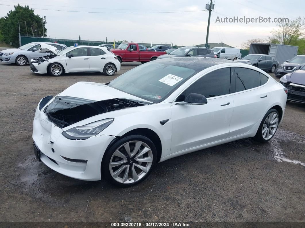 2019 Tesla Model 3 Long Range/mid Range/standard Range/standard Range Plus White vin: 5YJ3E1EAXKF417510