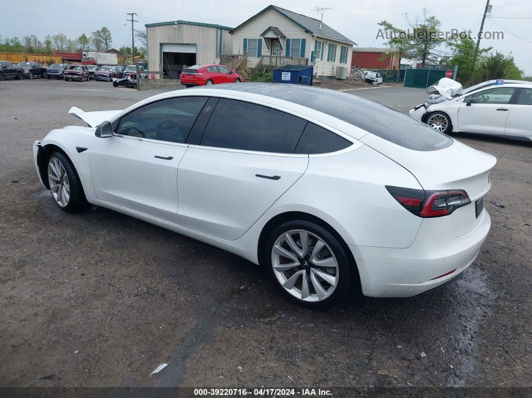 2019 Tesla Model 3 Long Range/mid Range/standard Range/standard Range Plus White vin: 5YJ3E1EAXKF417510