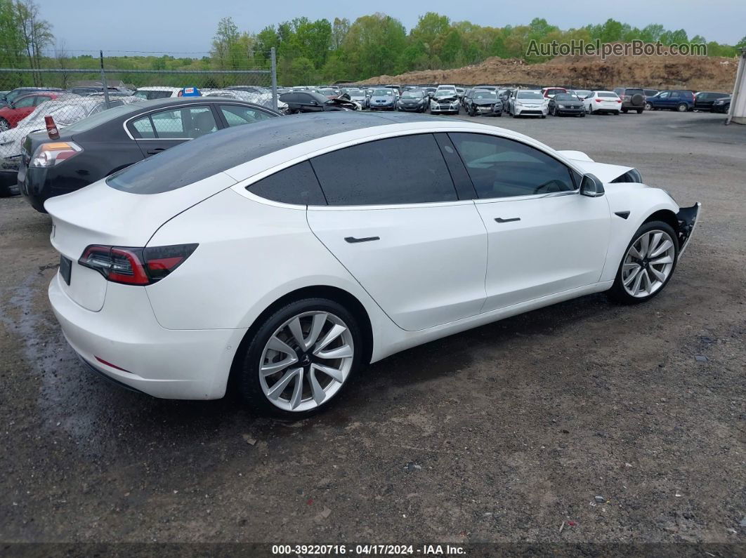 2019 Tesla Model 3 Long Range/mid Range/standard Range/standard Range Plus White vin: 5YJ3E1EAXKF417510