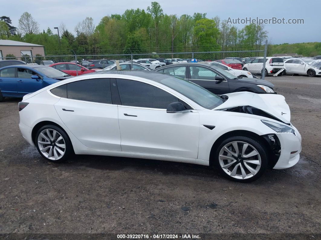 2019 Tesla Model 3 Long Range/mid Range/standard Range/standard Range Plus White vin: 5YJ3E1EAXKF417510