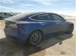 2019 Tesla Model 3  Синий vin: 5YJ3E1EAXKF424943