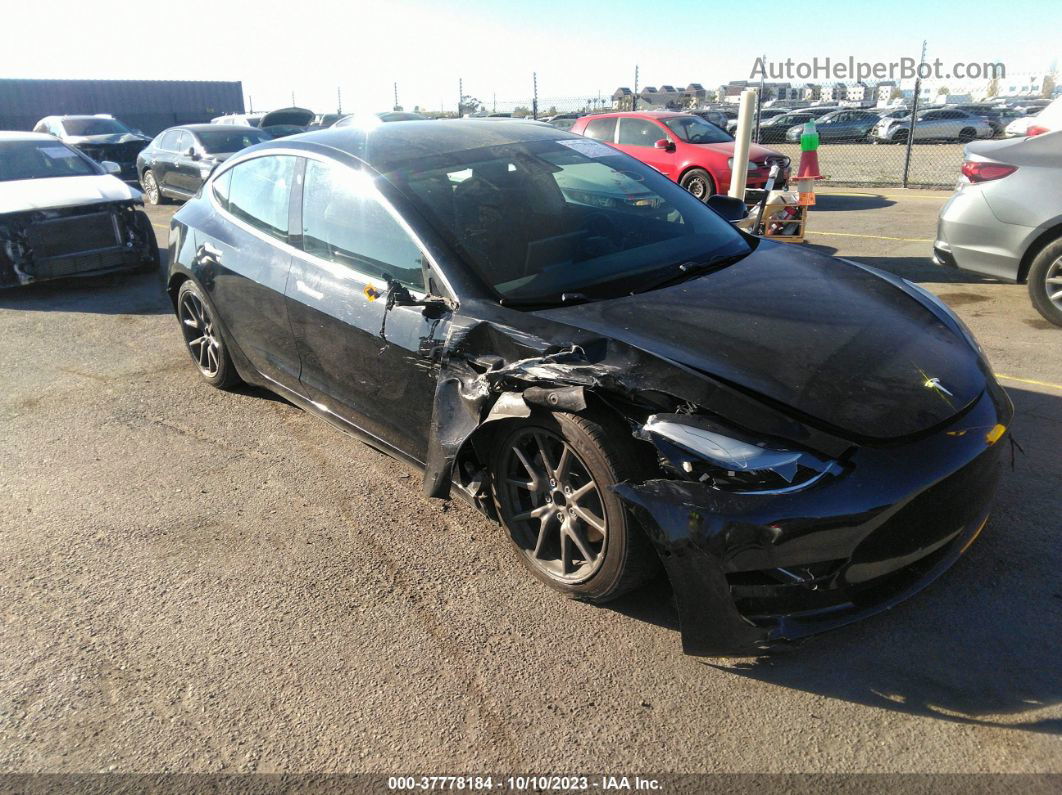 2019 Tesla Model 3 Mid Range/standard Range/standard Range Plus/long Range Black vin: 5YJ3E1EAXKF434873