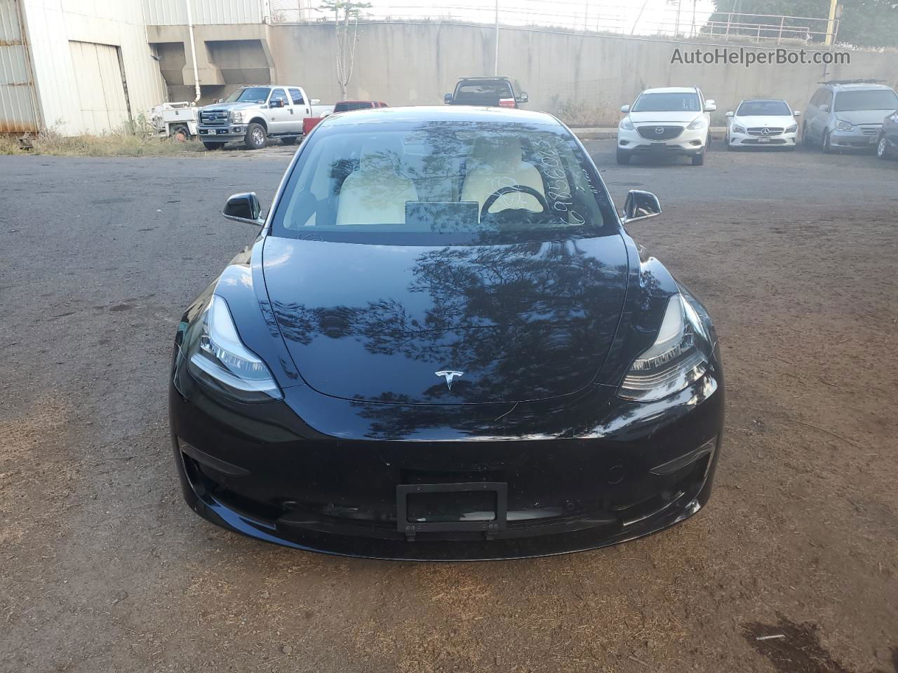 2019 Tesla Model 3  Black vin: 5YJ3E1EAXKF444903